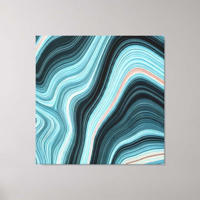 Toile Aqua Drift (Recto)
