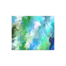 Aquamarine pacifique Abstrait 1,7