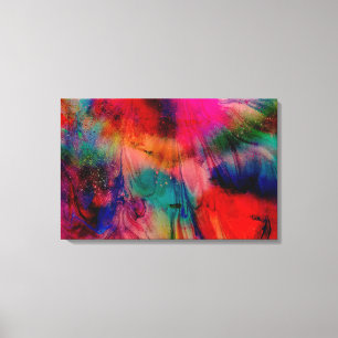 Toile Aquarelle Abstraite