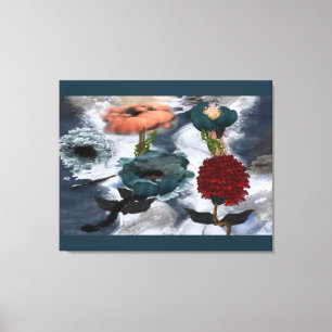 Toile Aquarelle Abstraite