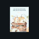 Toile Aquarelle Chute Citrouilles Avec Joie Bible Verse<br><div class="desc">Aquarelle Chute Citrouilles Avec Joie Bible Verse Canvas Imprimer</div>