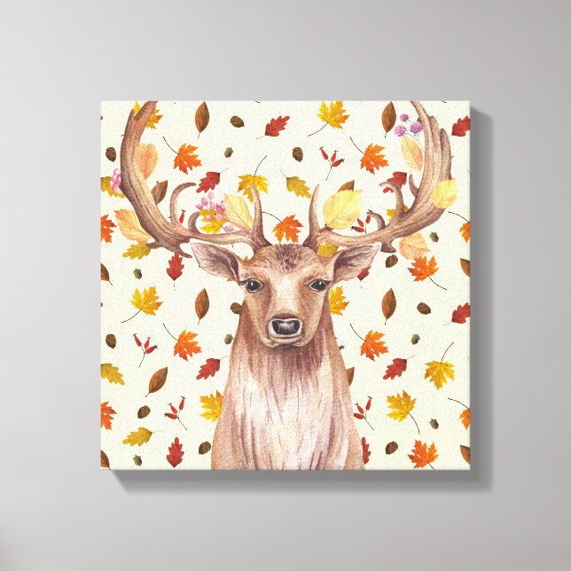 Toile Aquarelle d'automne (Recto)