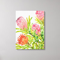 Aquarelle Fleurs tropicales