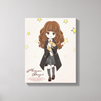 Toile Aquarelle magique Hermione Granger