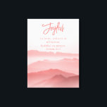 Toile Aquarelle Paysage paisible Bible Verse<br><div class="desc">Aquarelle Paysage paisible Bible Verse Canvas Imprimer</div>