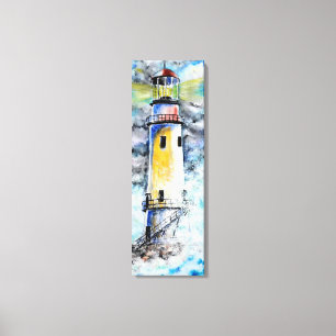 Toile Aquarelle - Phare