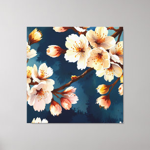 Toile Aquarelle Sakura Dreams