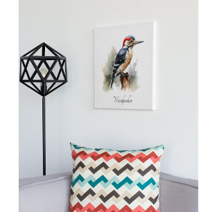 Toile Aquarelle Woodland Pic, coutume