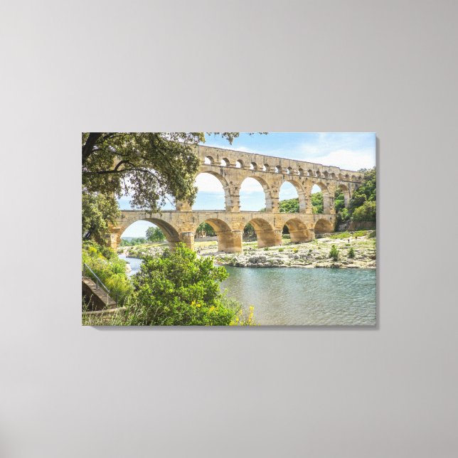 Toile Aqueduc Romain Antique (Recto)