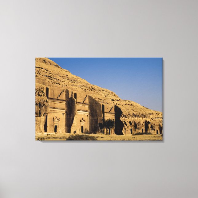 Toile Arabie Saoudite, site de Madain Saleh, antique 2 (Recto)