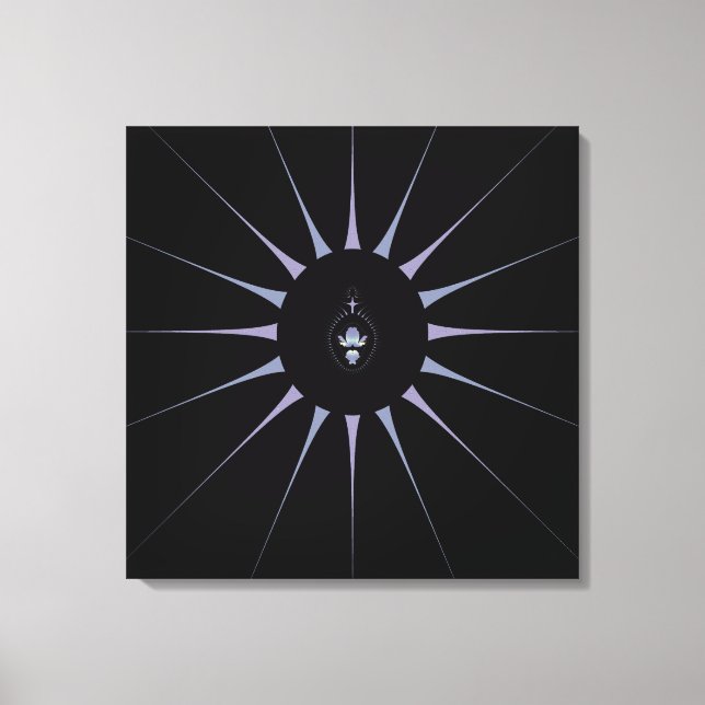 Toile Araignée violette (Recto)