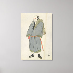 Toile Arashi Ryu_zo comme Heiemon, 1795