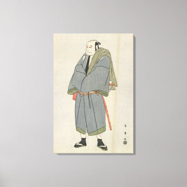 Toile Arashi Ryu_zo comme Heiemon, 1795 (Recto)