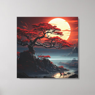 Toile Arbre bonsaï
