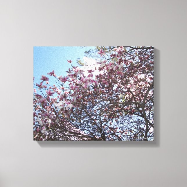Toile Arbre cerise en fleurs (Recto)