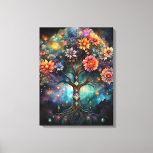 Toile Arbre Cosmique De Vie 45,7 cm x 61 cm