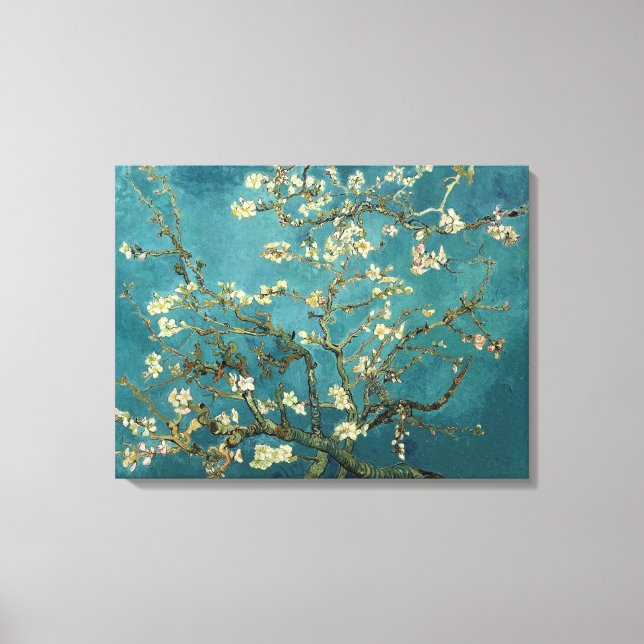Toile Arbre d'amande en fleurs - Van Gogh (Recto)