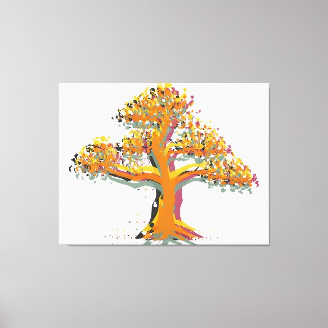 Toile Arbre d'automne #2 (Recto)