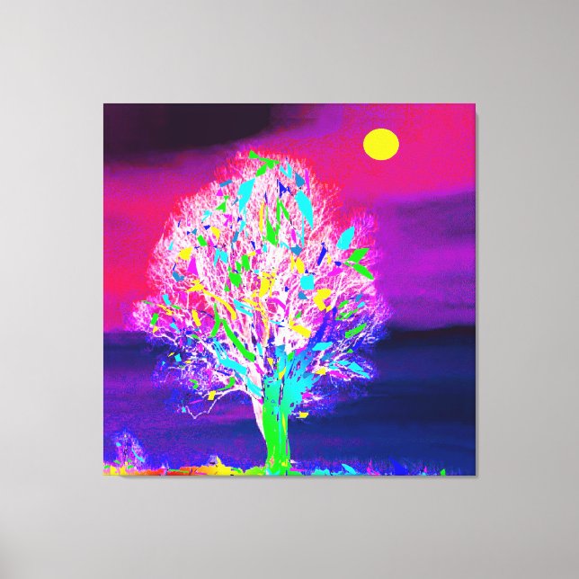 Toile Arbre de feu (Recto)