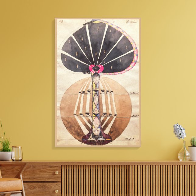 Toile Arbre de la connaissance n° 3 | Hilma af Klint | (Insitu(Salon))
