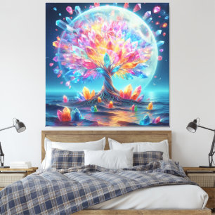 Toile Arbre de la lune