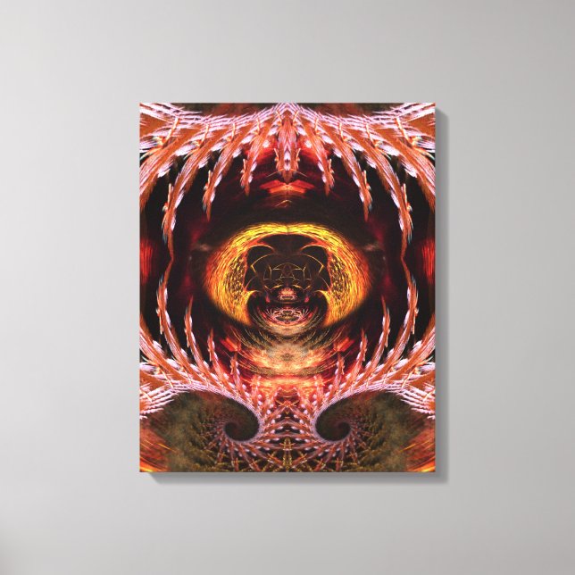 Toile Arbre de l'esprit de l'orbe Art fractal Fantastiqu (Recto)