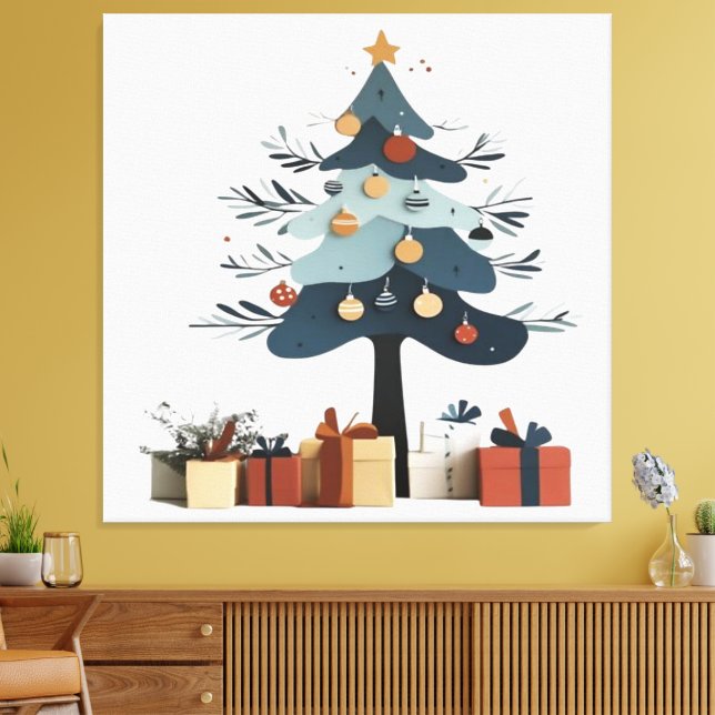 Toile Arbre de Noël (Insitu(Salon))