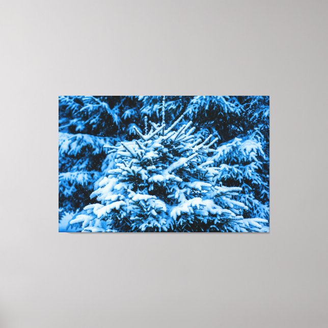 Toile Arbre de Noël de neige (Recto)