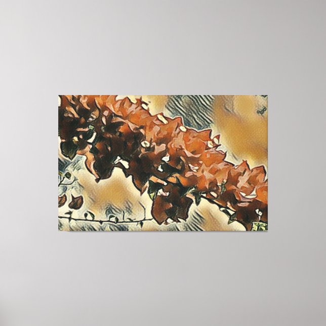 Toile Arbre de roses d'art (Recto)