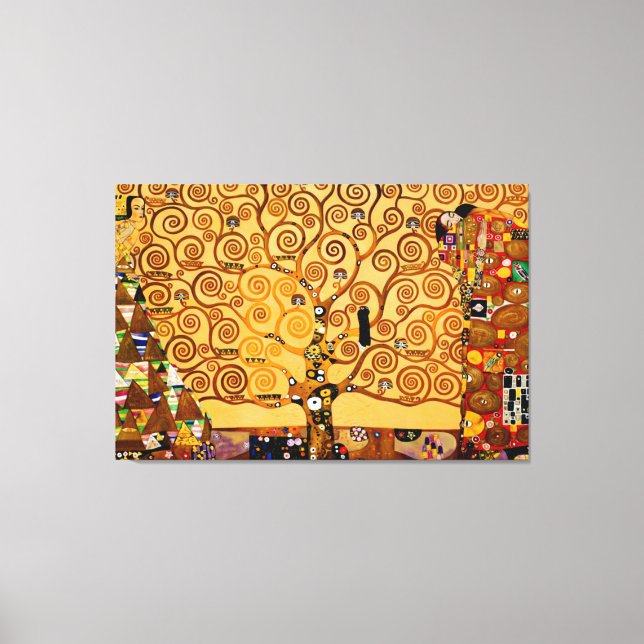 Toile Arbre de vie de Gustav Klimt Grand Art (Recto)