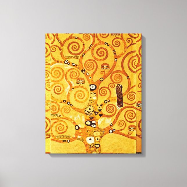 Toile Arbre de vie Gustav Klimt Nouveau (Recto)