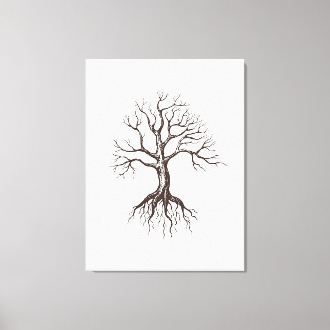 Toile Arbre dénudé (Recto)