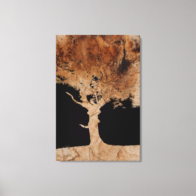Toile Arbre en bois (Recto)