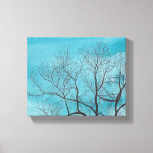 Toile Arbre en hiver