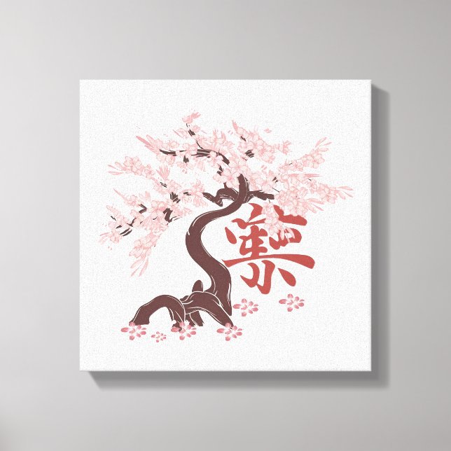Toile arbre japonais (Recto)