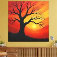Arbre nu Sunset