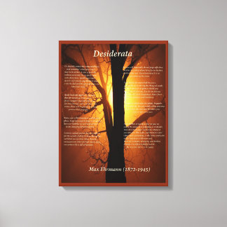 Toile Arbre orange