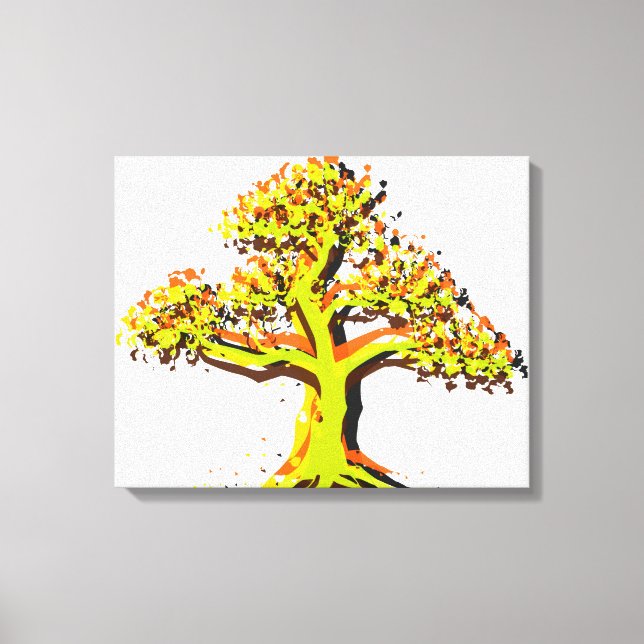 Toile Arbre printanier (Recto)
