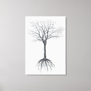 Toile Arbre sans feuille