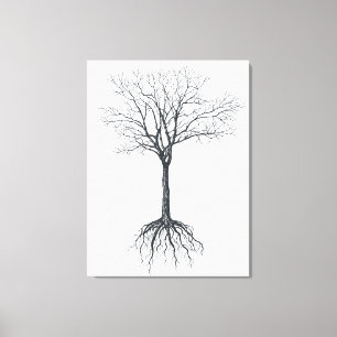 Toile Arbre sans feuilles