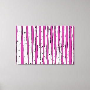 Toile Arbres à bouleau que vous choisissez Couleur Arriè