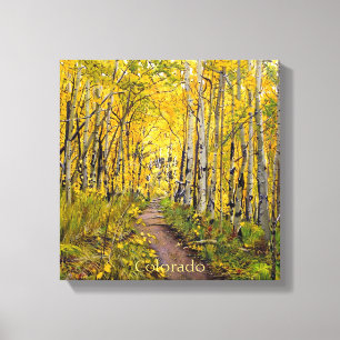 Toile Arbres D'Aspen En Automne