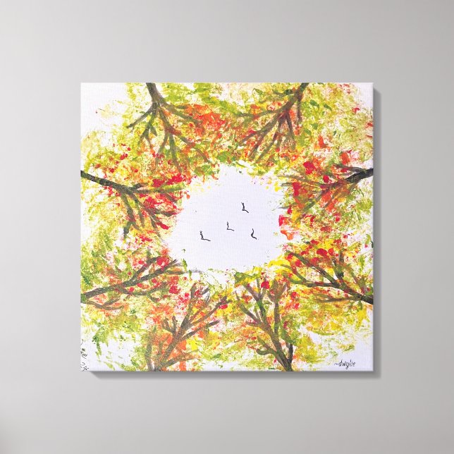 Toile Arbres d'automne (Recto)