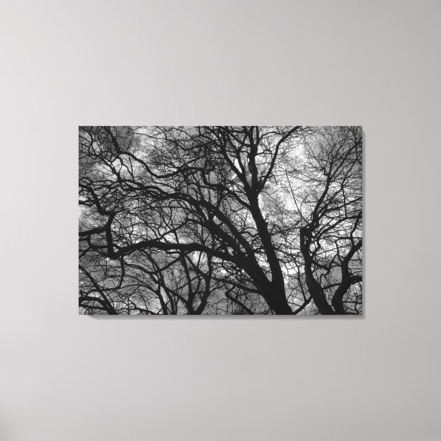 Toile Arbres en hiver (Recto)