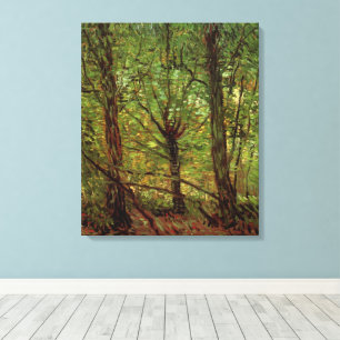 Toile Arbres et sous-bois par Vincent van Gogh