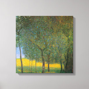 Toile Arbres fruitiers par Gustav Klimt, Art nouveau vin