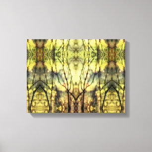 Toile Arbres jaunes Abstraits