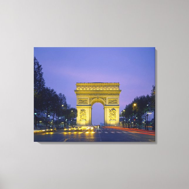 Toile Arc de Triomphe, Paris, France, (Recto)