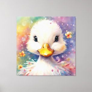 Toile Arc-en-ciel Canard 3