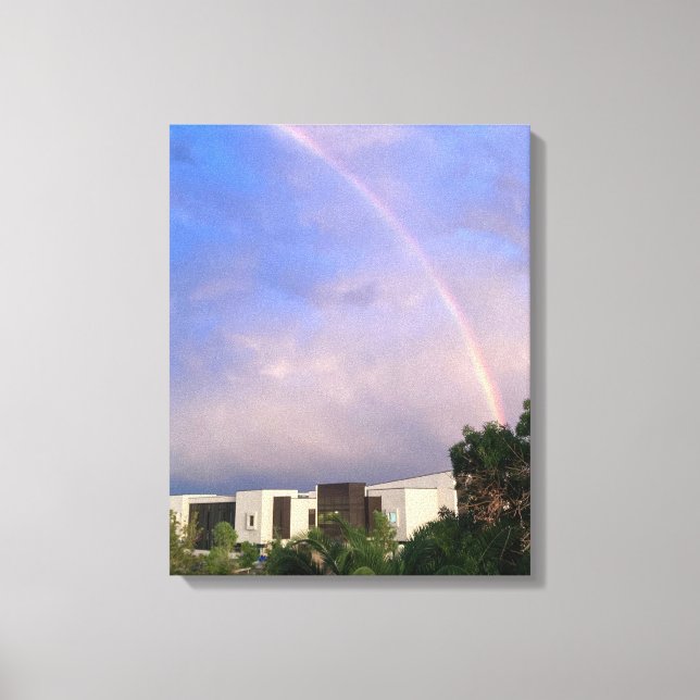 Toile Arc-en-ciel de Las Vegas après la tempête (Recto)